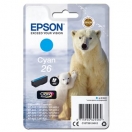 Epson originální ink C13T26124012, T261240, cyan, 4,5ml