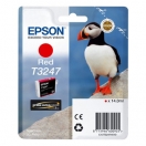 Epson originální ink C13T32474010, red, 14ml