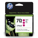 HP originální ink 3ED78A, HP 712, magenta, 29ml, 3-pack