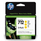 HP originální ink 3ED79A, HP 712, yellow, 29ml, 3-pack