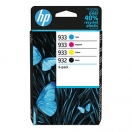 HP originální ink 6ZC71AE#301, HP 932/933, CMYK, blistr, multipack