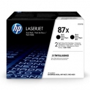 HP originální toner CF287XD, HP 87X, black, 36000 (2x18000)str., dual pack, 2x2,7 kg