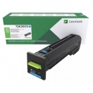 Lexmark originální toner 72K20C0, cyan, 8000str., extra high capacity, return