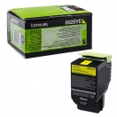 Lexmark originální toner 80C2SYE, yellow, 2000str.