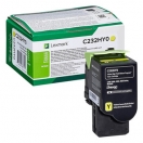 Lexmark originální toner C232HY0, yellow, 2300str., high capacity, return