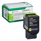 Lexmark originální toner C242XY0, yellow, 3500str., extra high capacity, return